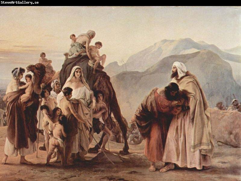 Francesco Hayez Meeting of Jacob and Esau